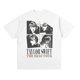 thumbnail image 1 of Camiseta con estampado de Taylor para hombre y mujer, camisa de música, 100% algodón, de manga corta, ropa de calle Unisex de gran tamaño, 1 of 4