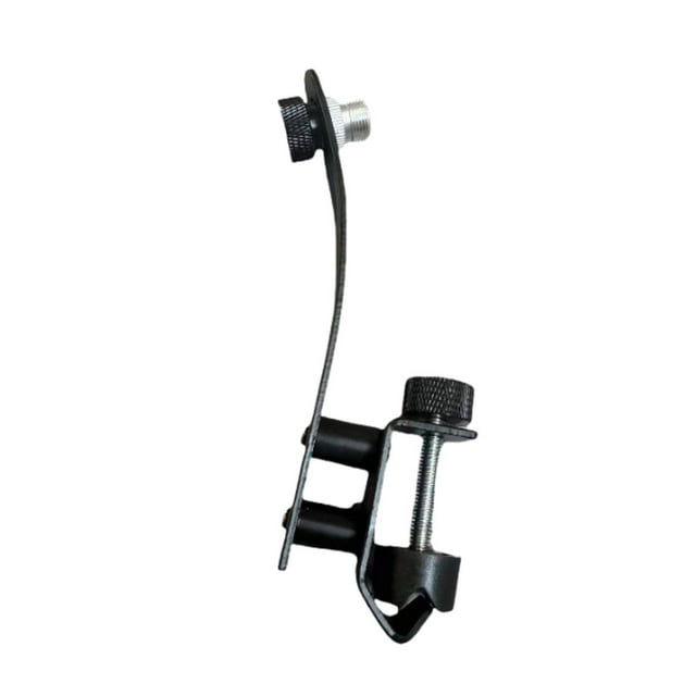 Bunblic Drum Microphone Clip Adjustable C Clamp Rim Mount Replacement Metal Universal Tom Mic Set Clamp Rim Mount Holder for Drum