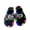 Black1, variant on Kid's LED Light Up Slippers, Indoor House Light-Up Slippers with Cartoon Eye, Open Toe Non Slip Outdoor Platform Shoes