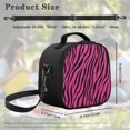thumbnail image 5 of Uourmeti Lightweight Kids Insulated Lunch Bag for Travel School, Premium Fabric Spacious Design Kids Lunch Bag, Zebra Stripe Design, 5 of 6