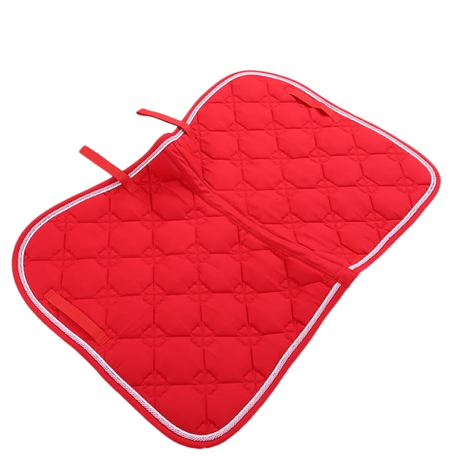 Soft Double Rope Breathable Double Rope Horse Saddle Pad, Horse Saddle Pad, For Horse Red