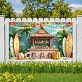 thumbnail image 5 of Tropical Theme Beach Bar Summer Party Decoration Outdoor Event Banner for Beach Party Tropical Event Summer Gathering, 5 of 8