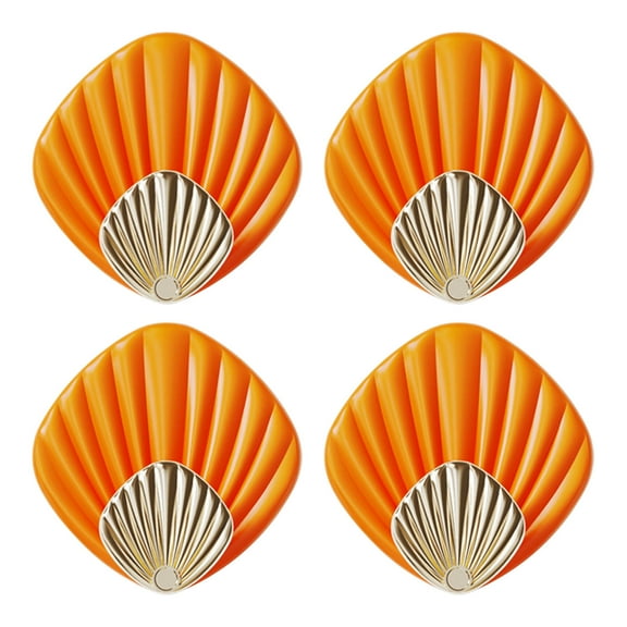 Needhep Door Hanger Back Of Door Large Hooks For Hanging Heavy-Duty, Panel Hooks Shop Retail Double Prong Coat Hooks Wall Mounted With Screws, For Hanging Ironing Board Towel (Orange)