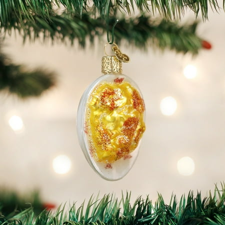 - Old World Christmas Deviled Egg Food Glass Tree Ornament 32243 FREE BOX New