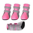 thumbnail image 2 of Breathable Mesh Dog Boots Nonslip Soft Sole Dog Shoes with Reflective Straps for Medium Large Dogs, 2 of 6