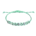 thumbnail image 1 of Handwoven Wax String Bracelet Bohemian Style Creative Crystal Temperament Bracelet For Women, 1 of 4
