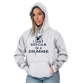 thumbnail image 4 of Can't Keep Calm a Drummer Percussion Hoodie Sweatshirt Women Men Brisco Brands S, 4 of 6