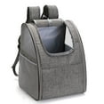 thumbnail image 1 of Sac à Dos de Transport pour Chat Pliable Sac à Dos de Transport pour Animal Sac de Transport en Maille Respirante avec Coussin Intérieur pour Chats et Petits Chiens Voyage Camping Randonnée, 1 of 6