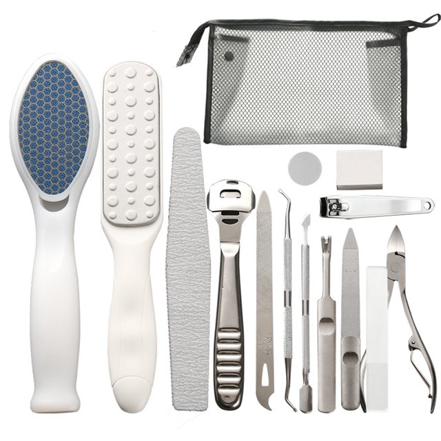 Pedicure Tool Kit Professional Foot Callus Shaver Nail Clipper Pedicure File