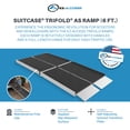 thumbnail image 2 of EZ-ACCESS SUITCASE 6 Ft TRIFOLD Ramp w/Applied Surface That Resists Slips, 2 of 12