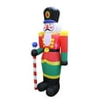 thumbnail image 2 of 6 Foot Tall Lighted Christmas Inflatable Nutcracker Soldier LED Lights Decor Outdoor Indoor Holiday Decorations, Blow up Lighted Yard Decor, Giant Lawn Inflatables Home Family Outside, 2 of 2
