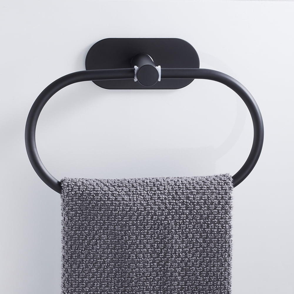 HOTBEST Adhesive towel holder Towel Ring Self Adhesive Hand Towel Ring ...