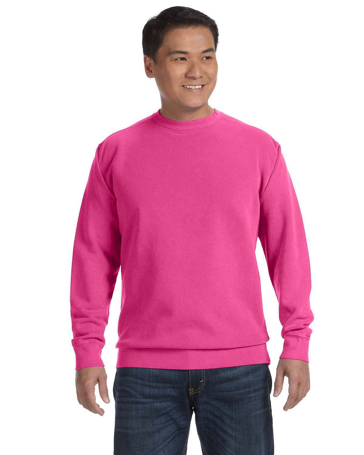 A Product of Comfort Colors Adult Crewneck Sweatshirt - PEONY - S ...