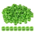 thumbnail image 1 of Uxcell Clothes Hanger Markers, Tags Fit Rod Garment Size Hanger Clips Color Coding Label for Clothing Hangers Light Green XS, 1 of 6