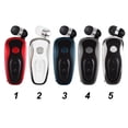 thumbnail image 5 of Q7 Wireless Convenient Bluetooth 4.1 Earphone Stereo Headset Voice Report In-Ear Retractable Wire Business Neck Clip Design, 5 of 8