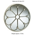 thumbnail image 3 of Anne Marie Round Mirrored Wall Art Platinum Silver, 3 of 5
