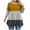 Fall Clothes Yellow, variant on Womens Plus Size Tunic Tops with Legging, Long Sleeve Shirts for Women Fall Clothes Casual Color Patchwork Oversized Crewneck Dressy Blouses