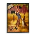 thumbnail image 5 of Stupell Industries Boy Jumping for Autumn Farm Apple with Dog Design by Jim Daly, 5 of 5