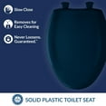 thumbnail image 2 of Bemis 1200Slowt Elongated Closed-Front Toilet Seat And Lid - Blue, 2 of 6