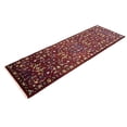 thumbnail image 5 of Maroon Red Floral 3X8 Chobi Serapi Oriental Rug, 5 of 11
