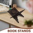 thumbnail image 3 of RENACLIPY Adjustable Wooden Quran Stand Brown Decorative Holder with Elegant Angles for Home and Mosque Display, 3 of 8