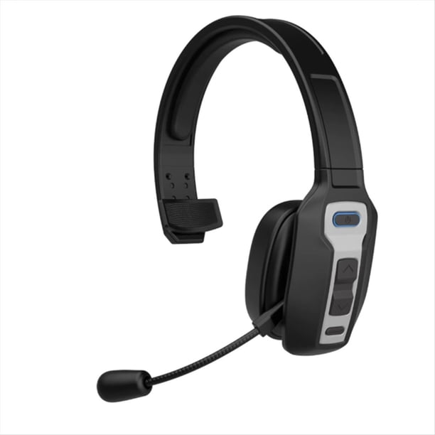 Auriculares Bluetooth con Micrófono, Auriculares Bluetooth para Camioneros con Cancelación de Ruido IA y Botón de Silencio, Auriculares Supraaurales.