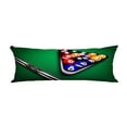 thumbnail image 1 of EREHome Billiard balls pool Pillow Cover Body Pillowcase Pillow Protector 20x60 Inch, 1 of 1