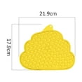 thumbnail image 2 of Dog lick pad, dog lick pad for anxiety, boredom buster, dog lick pad yellow pad, 2 of 5