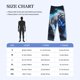thumbnail image 4 of Fotbe Futuristic Blue Light White Tiger Pantalones de Pijama para Hombre, Pantalones de Dormir, Pantalones de Casa con Cintura Ajustable y Bolsillos-3X-Large, 4 of 6