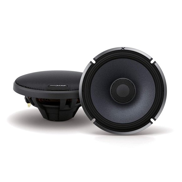 Alpine X-Series 6.5 Inch 330 Watt Coaxial 2-Way Car Audio Speakers, Pair | X-S65