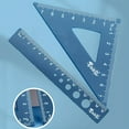 thumbnail image 6 of 4pcs Metal Drafting Set with Storage Box Students Measure Ruler Set Multi-Function Set, 6 of 10