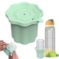 thumbnail image 2 of Food Grade Silicone Ice Cube Tray, 1-Pack Cylinder Large Ice Cubes for 40 oz Tumbler, Whiskey Ice Ball Maker, Reusable, Easy Release, BPA-Free, Portable Ice Bucket Cup for Cocktails and Coffee, 2 of 6