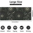 thumbnail image 2 of Vintage Moon Phases Extended Gaming Mouse Pad Large Desk Mat with Non-Slip Rubber Base and Stitched Edges,Keyboard Mouse Mat Desk Pad for Work,Game,Office,Home 35.4 * 15.7 Inch, 2 of 6