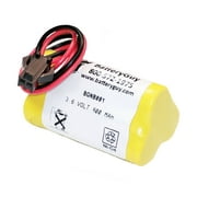 BatteryGuy Replacement for the Lithonia ELB-B001 emergency light battery - 3.6V 900mAh Nicad Nickel Cadmium Battery