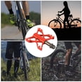 thumbnail image 4 of Pedales De Bicicleta Pedales De Aluminio Un Par Aleación De Aluminio Bicicleta De Montaña Pedales Ligeros Reemplazo Rojo Mgaxyff Aluminium Alloy Pedals, 4 of 8