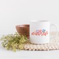 thumbnail image 2 of Hashtag Teacher Life Art Merch Gift, White 11oz Ceramic Mug, 2 of 5