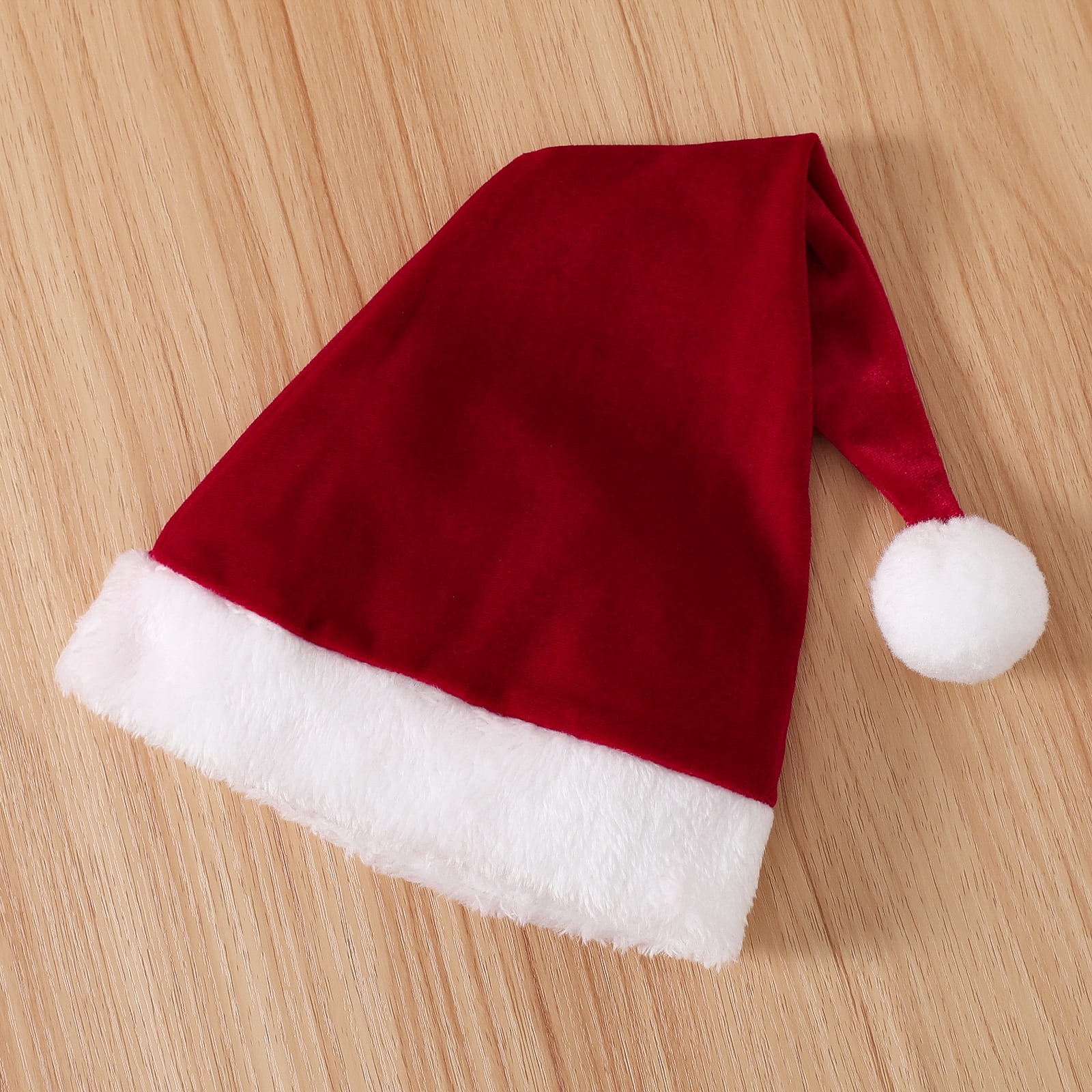 Newborn Baby Girl Christmas Outfits Toddler Santa Long Sleeve Romper Pants Hat Clothes Set,Size 0-18 Months