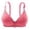 Watermelon Red, variant on Women Push Up Wireless Bra Comfort Support No Underwire Bras Comfortable Wire Bralette Everyday Underwear, 34, Hot Pink
