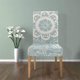 thumbnail image 4 of ABPHQTO Funda protectora para silla con flores florales, funda protectora para asiento, para comedor, Hotel, boda, fiesta, juego de 1, 4 of 4