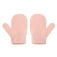 thumbnail image 4 of Gorro Con Orejas De Punto Cálido Para Bebés Y Niños, Conjunto De Guantes Cálidos, Gorro De Cúpula Encantador De Color Sólido + Guantes, Novedad De 2021 Advancent AP006663-02, 4 of 6
