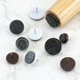 thumbnail image 3 of 50 Pcs Furniture Leg Bottom Feet Glides Non-slip Wood Floor Protector Nail Round Heavy Duty Felt Furniture Pads Hardwood, 3 of 15