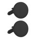 thumbnail image 4 of Gemelos para Camisa de Vestir Yinane Novedad Gemelos Redondos para Hombre San Valentín Fiesta de Negocios Negro, 4 of 8