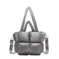 thumbnail image 1 of Satchel Purse Bag Puffer para Mujeres Correa Acolchada Ajustable Purso Hinchado El Gym Viajes, 1 of 9