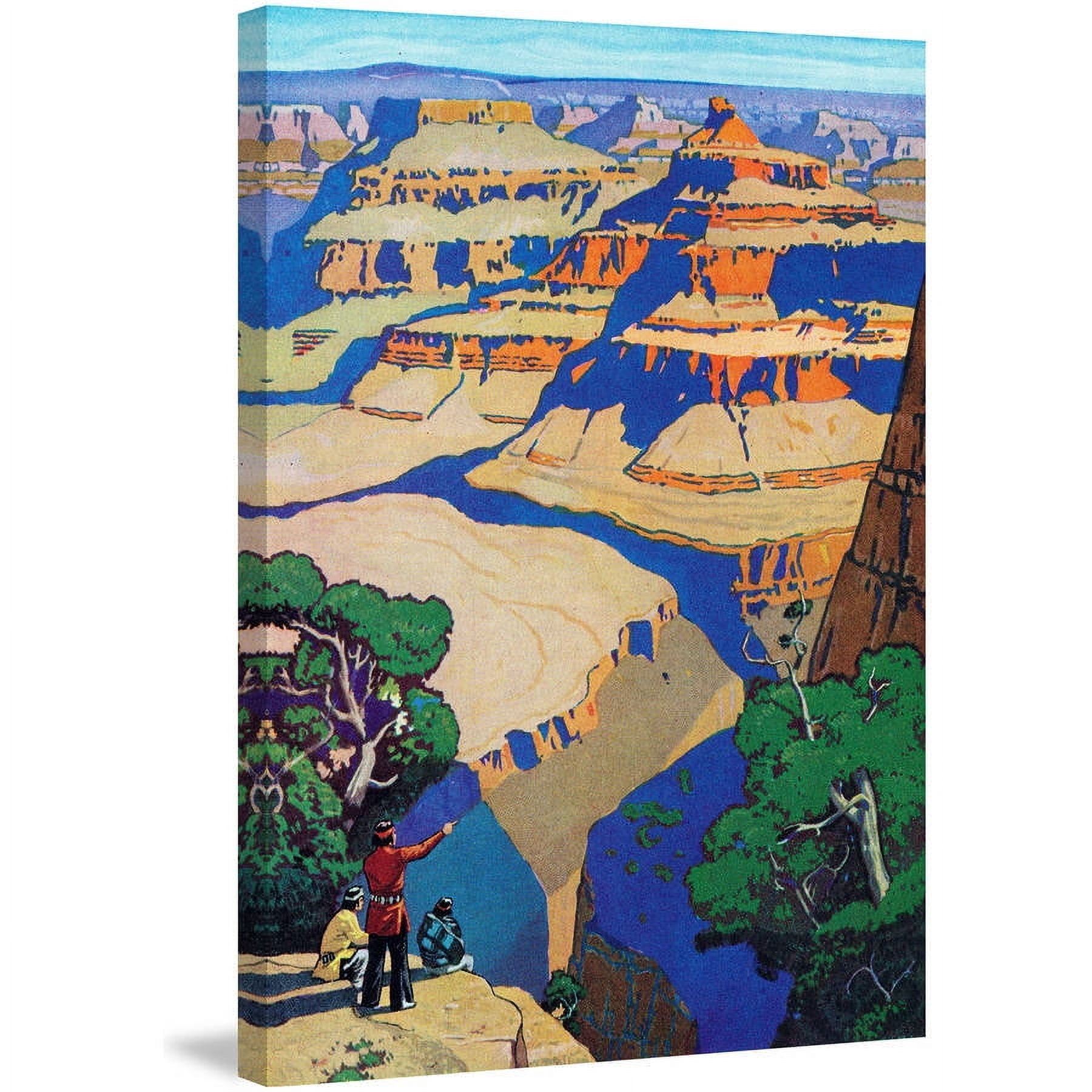 "Bird's Eye View" Painting Print on Wrapped Canvas