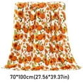 thumbnail image 3 of ​​LYINGF​​ Fall Pumpkin Plush Blanket - Autumn Themed Fuzzy Throw for Couch and Sofa, Cute Orange Holiday Decor with Cozy Warmth for Chairs and Home Decor Gifting, 3 of 8