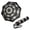 Black/White Check, variant on T.200 Duomatic Compact Rain Umbrella in Black– Wind Tunnel Tested to 93 mph, Aluminum Steel Fiberglass Frame, 38in Canopy, OEKO-TEX, High-Performance Automatic Travel Umbrellas