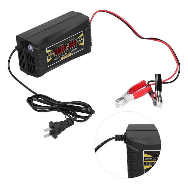 Battery Charger, Pulse Repair Battery Maintainer Battery Desulfator For Auto  For Motorcycle 