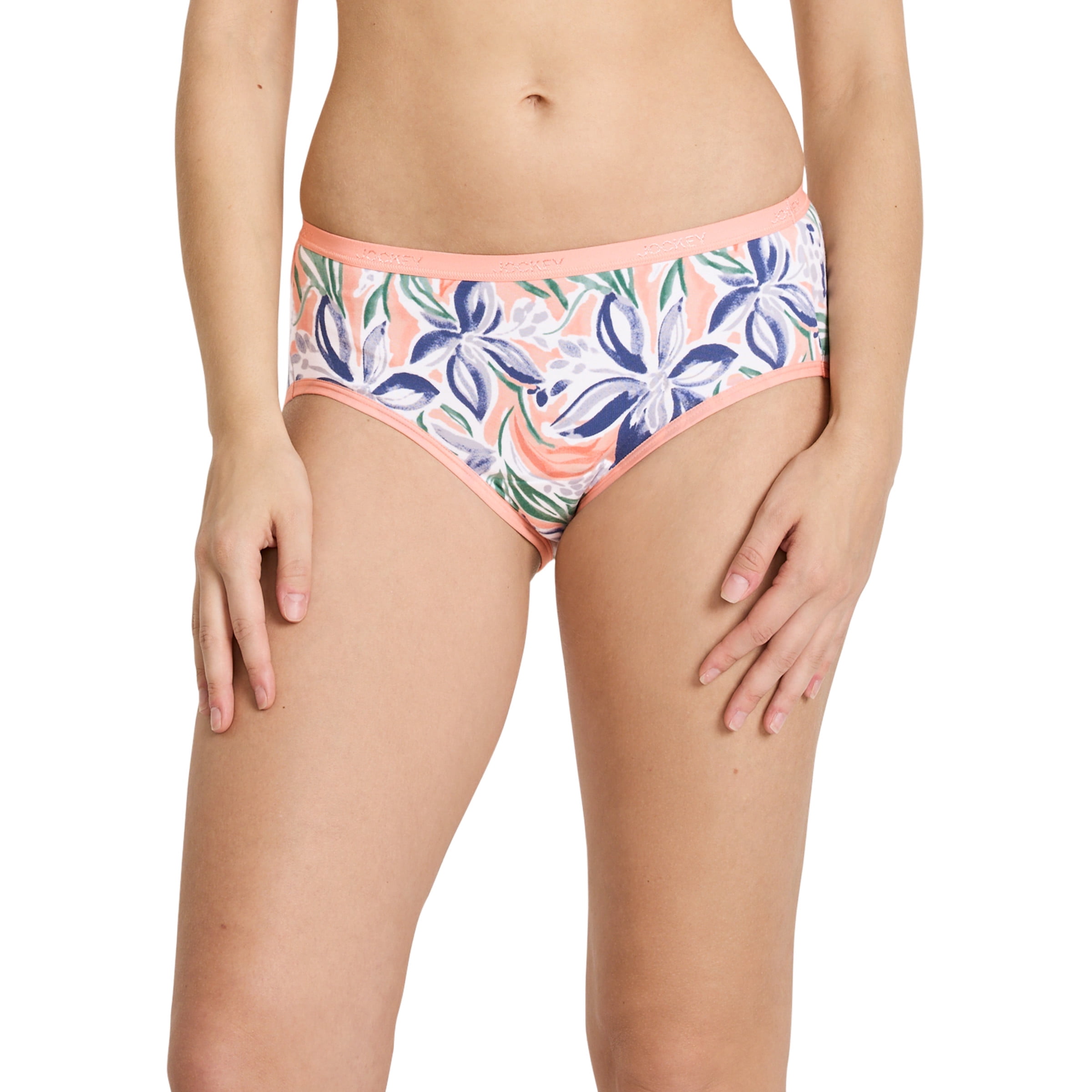 Jockey Women's Worry Free Cotton Stretch Moderate Absorbency Hipster