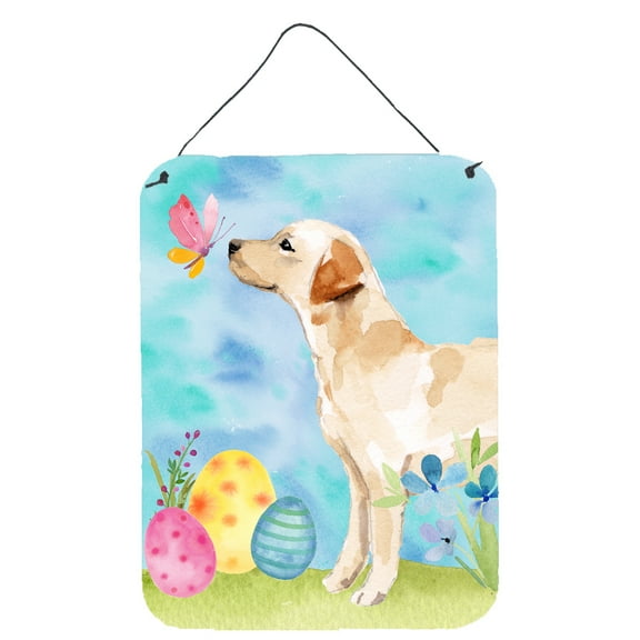 Yellow Labrador #2 Easter Wall or Door Hanging Prints