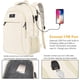 thumbnail image 2 of Mochila para portátil MATEIN Beige 15.6 pulgadas con puerto USB resistente al agua, 2 of 9
